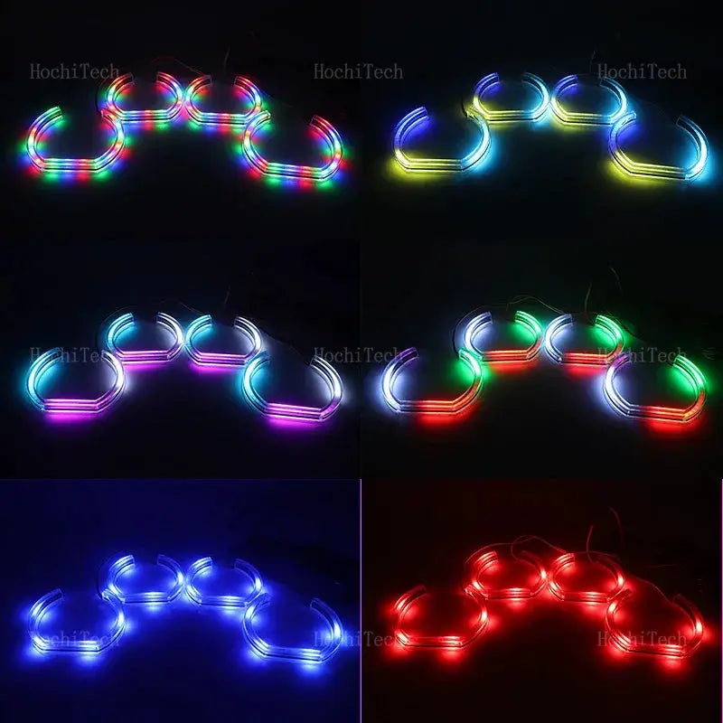 For BMW 3 Series F30 F31 F34 2012-2016 Sequential APP Remote control Muti-colored modes Angel Eyes Ring LED Turn signal by InterCyprus Trading Ltd