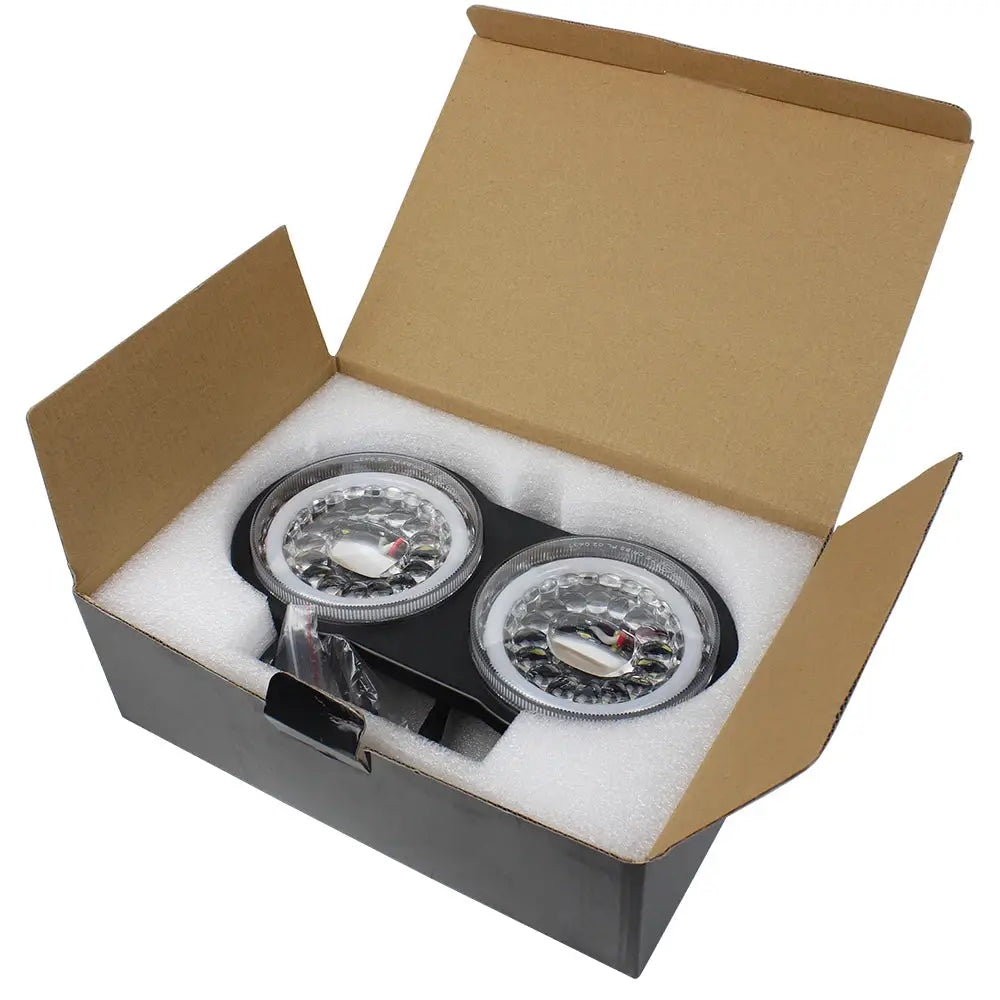 Motorcycle Dual Light LED Headlight for Buell XB Model 2003-2010 by InterCyprus Trading Ltd