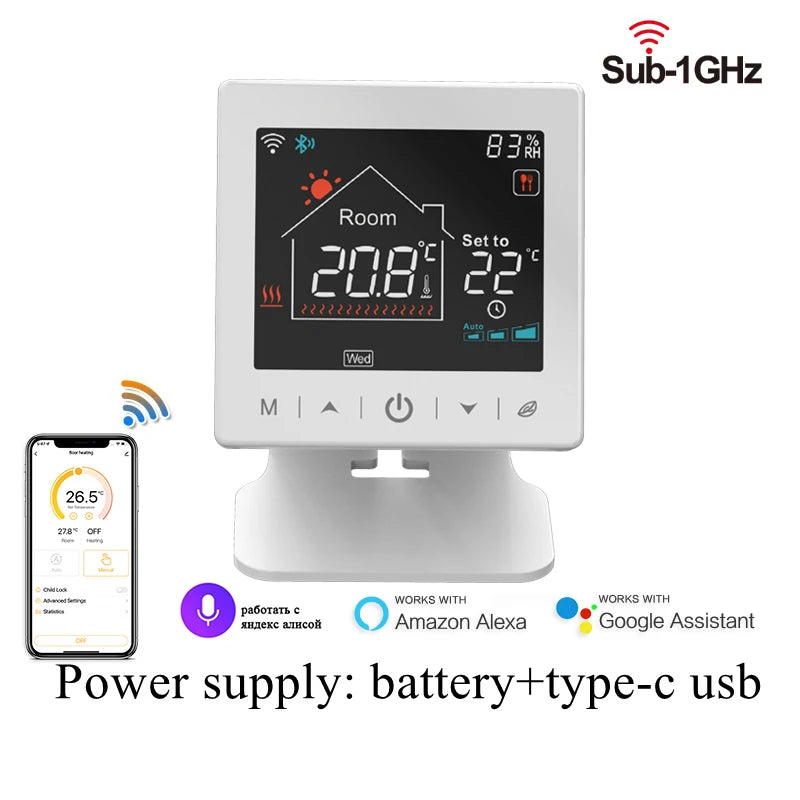 WBG833 8-Hub Controller &ndash; Smart WIFI Thermostat For Heating T6W