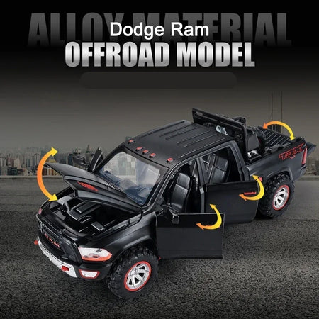 Dodge RAM TRX 1:32 Alloy Diecast Off-road Pickup Model with Sound and Light