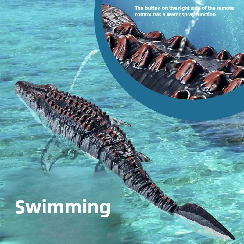 Remote Control Dinosaur RC Boat Toy &ndash; Water Spray Fun