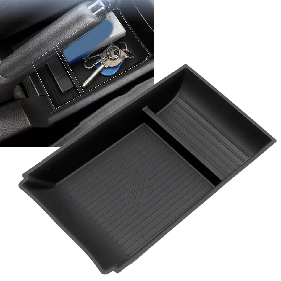 Center Console Storage Box for Suzuki Swift 2016-2024 Car Black ABS Organizer Tray