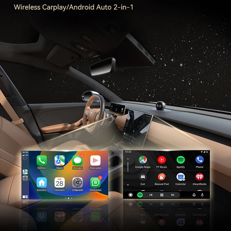 CarAiwell Android Auto Wireless CarPlay Adapter &ndash; OTA Update
