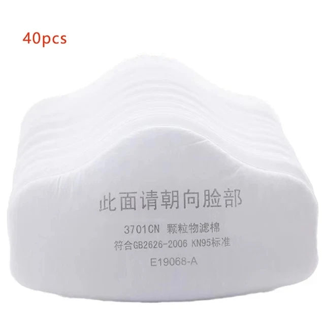 3701CN Dust Filter for 3M 3200 &ndash; Five Layer Filtration 40PCS 3701 Filters