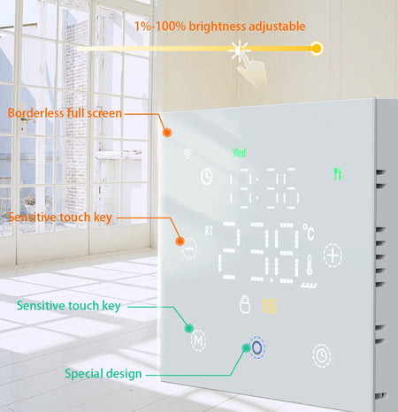 EZAIOT Floor Heating Thermostat &ndash; Remote Control Via App