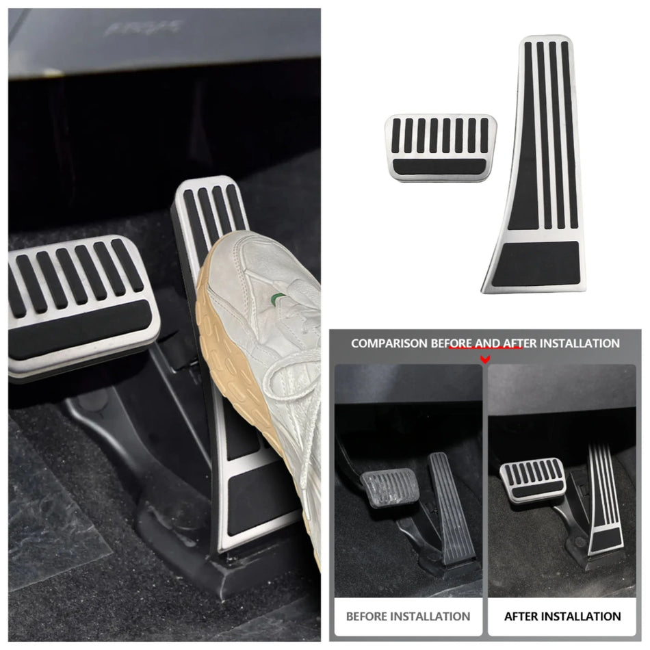 Couvercles de pédale BYD Seal 6, repose-pieds en acier inoxydable antidérapant, compatible AT