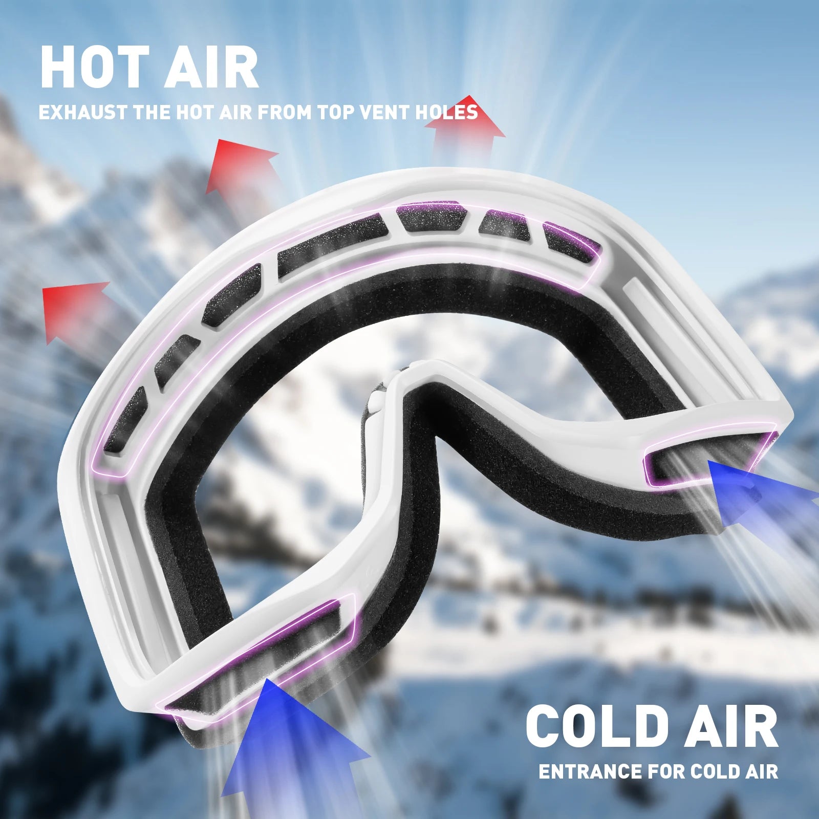 KAPVOE K0705 Goggles &ndash; Photochromic UV Protection for Sports