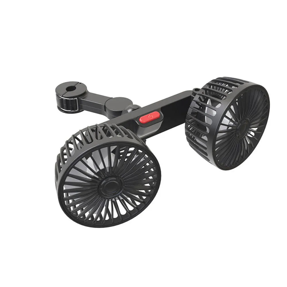 New Car Fan &ndash; 3-Speed Seat Back Cooling 360 Degree Rotation Black USB version