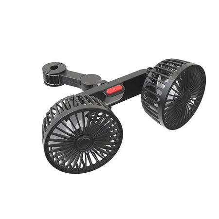 New Car Fan &ndash; 3-Speed Seat Back Cooling 360 Degree Rotation Black USB version