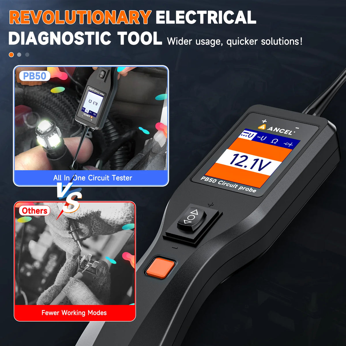 ANCEL PB50 Power Circuit Probe Tester &ndash; Voltage Check Pro