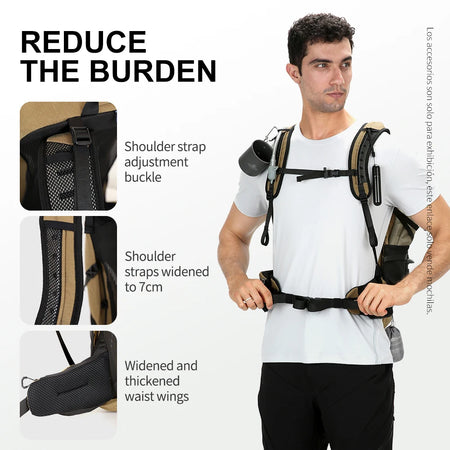 Outdoor Inox Mountaineering Backpack 35L 8107 &ndash; Waterproof