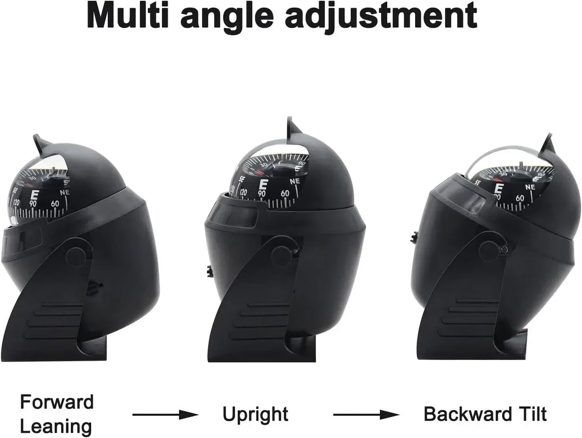 Boat Compass Dash Mount &ndash; Noctilucent Night Vision Light