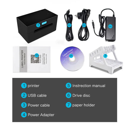 High Speed Label Printer &ndash; USB Bluetooth Thermal Printing