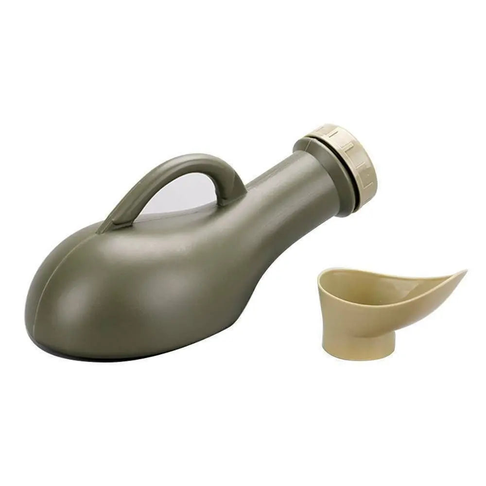 Nu 1000ml Portable Urinal Bottle &ndash; Unisex Travel Toilet Aid khaki