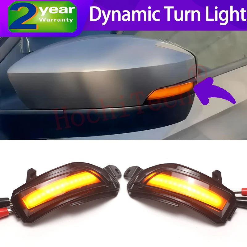 Dynamická LED směrová světla pro boční zrcátka pro Škoda Fabia MK3 Rapid