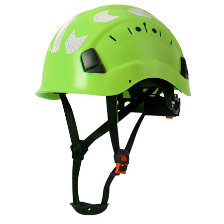 SF06 CE Construction Safety Helmet &ndash; Reflective Stickers Green