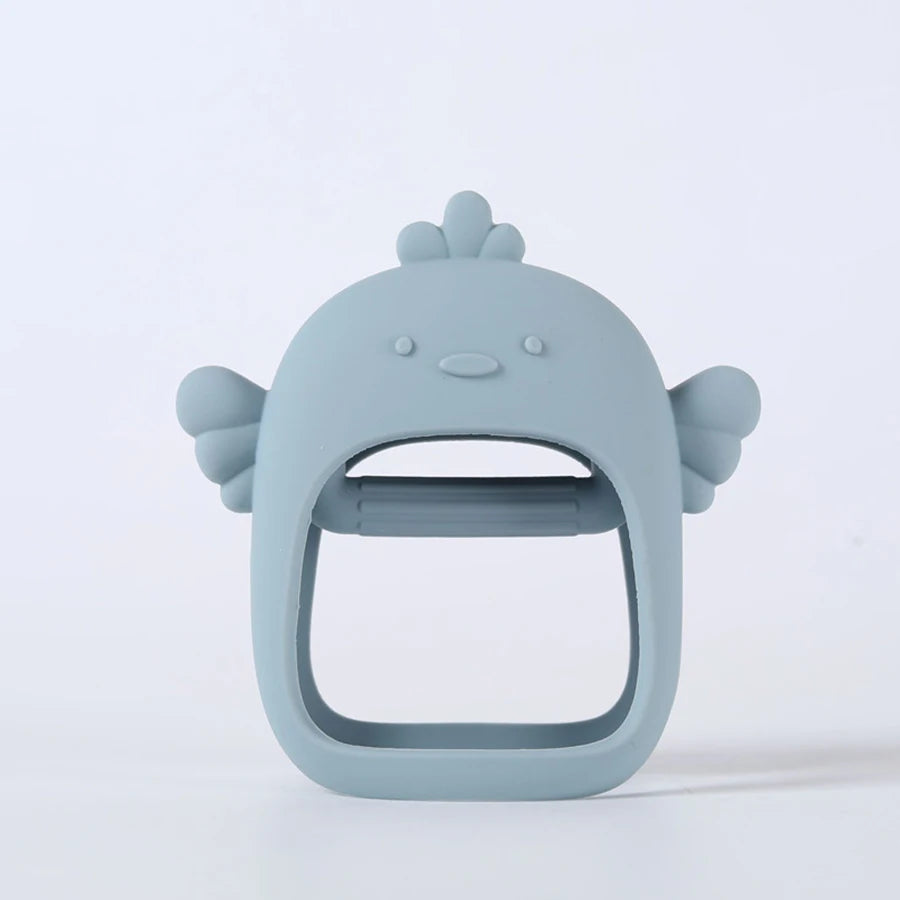 Silicone Baby Teething Toy &ndash; No Fall Design for Easy Handling C