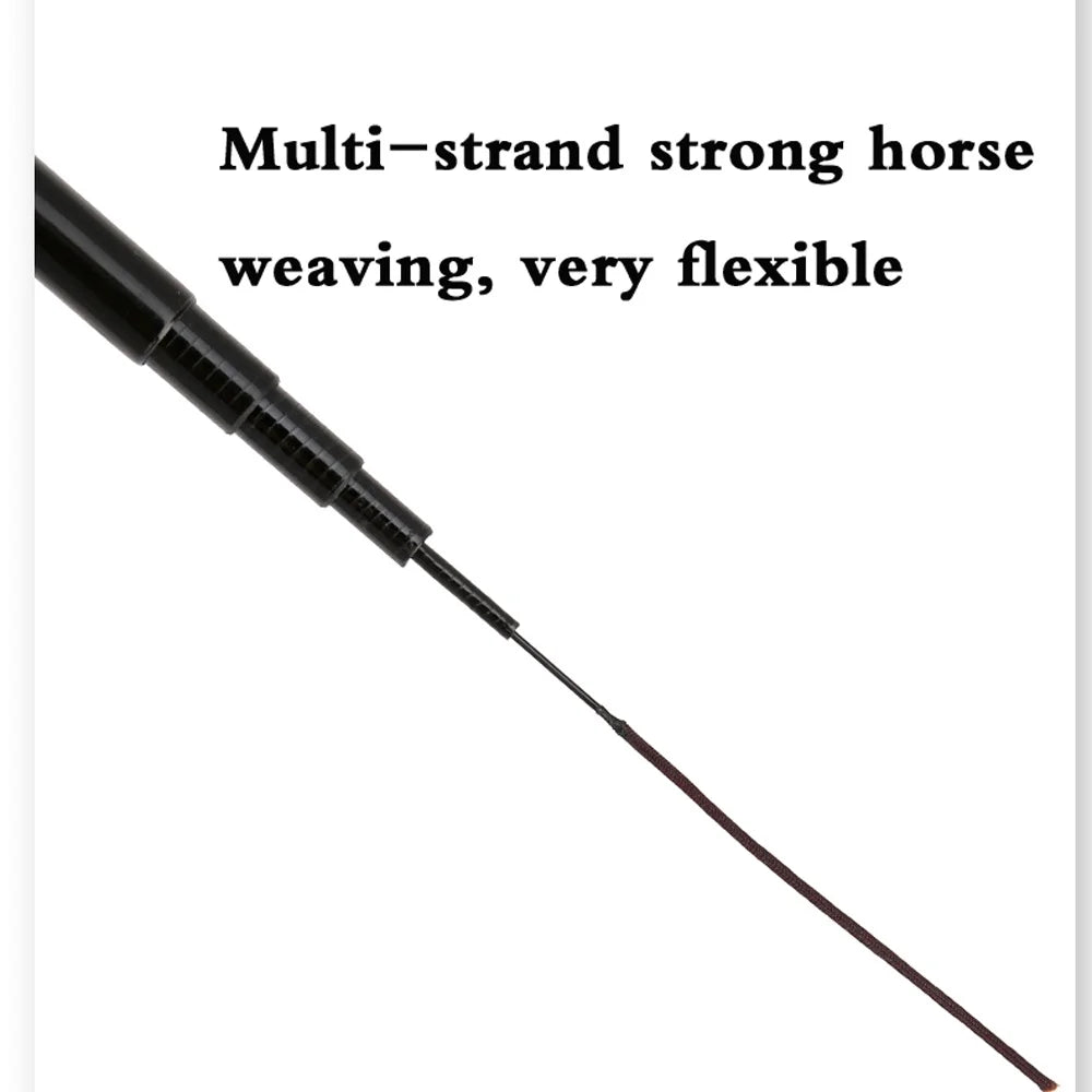 1.5-6.3M Telescopic Carbon Fiber Fishing Rod for Saltwater &amp; Freshwater