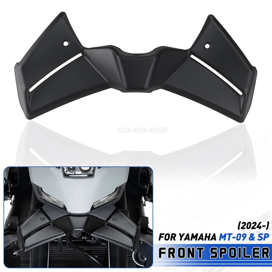 Yamaha MT-09 Frontspoiler-sæt til downforce-winglets, MT-09 SP 2024 2025, ABS-plastkonstruktion