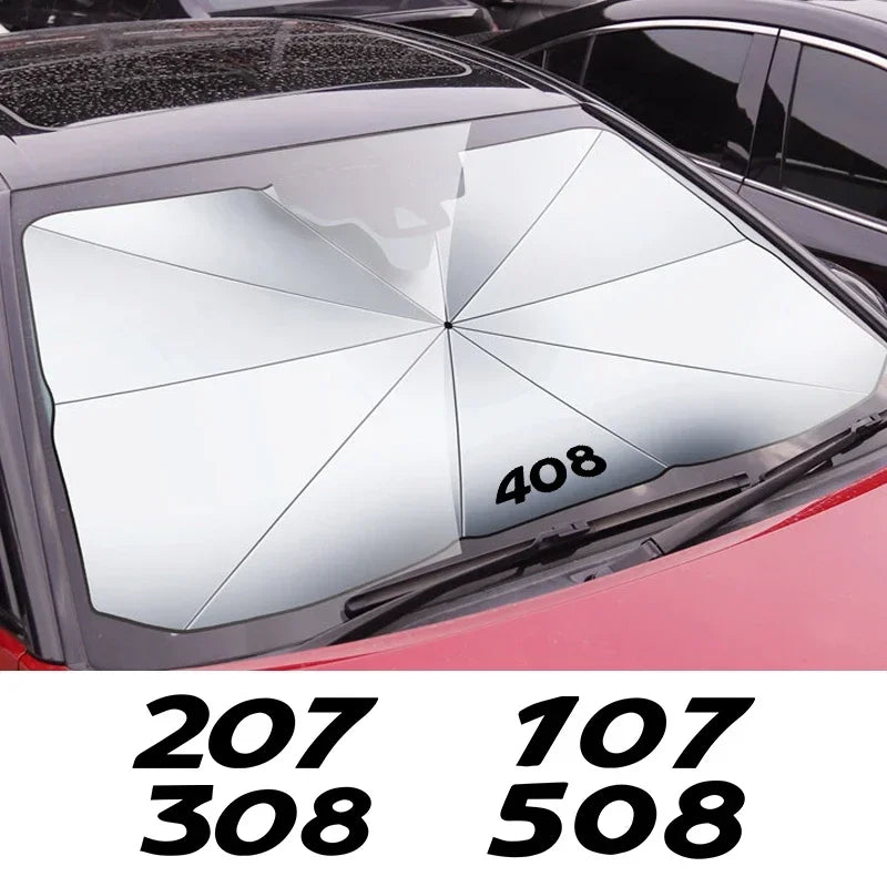 Peugeot Windshield Sunshade Umbrella for Model Series 206 to 5008