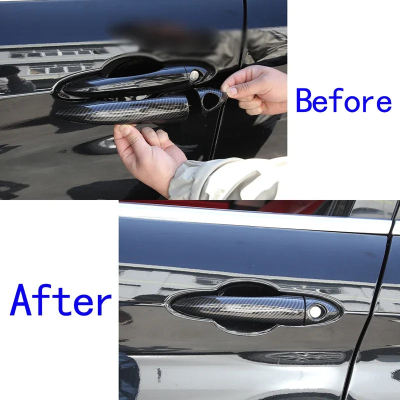 Copertura centrale della console del cruscotto in fibra di carbonio ABS per Stelvio