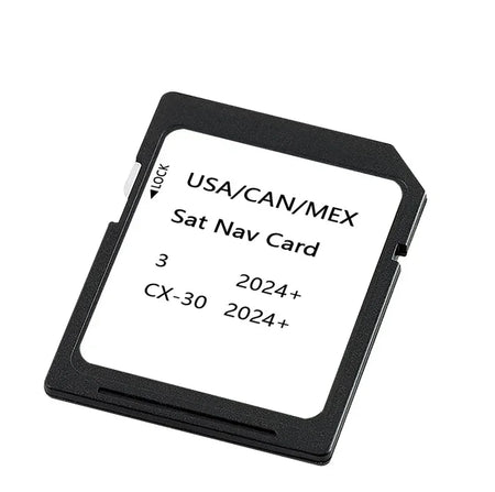 Mazda 3 CX-30 2024 SD Card Maps &ndash; US Canada Mexico Coverage
