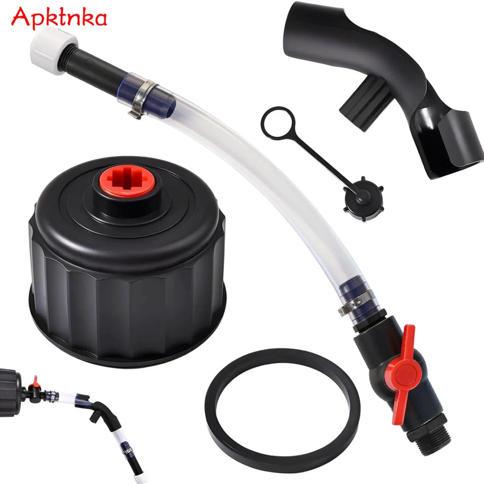 Apktnka 4x 5 Gallon Fuel Jug Kit Gas Can VP Racing Fuel Deluxe Cap Filler Hose 36.5cm 3044 Valve Shut Hose Dirt Bike Accessories by InterCyprus Trading Ltd