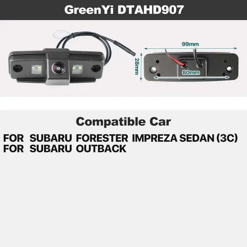 GreenYi Dynamic Trajectory AHD Car Rear View Camera For Subaru BRZ 2013 Outback FORESTER IMPREZA sedan(3C) Rversing Guide Line by InterCyprus Trading Ltd