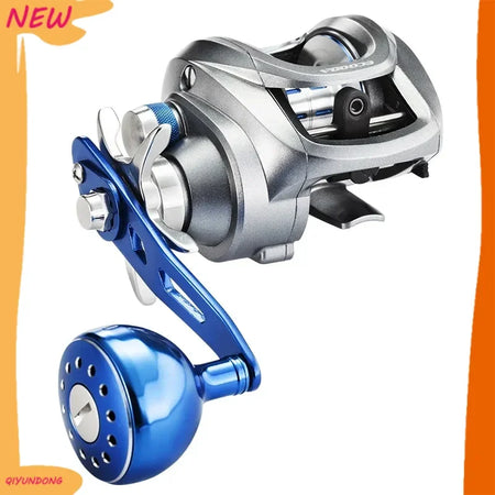 ECOODA FENIX100 Water Droplet Baitcast Fishing Reel - Lightweight 240g &amp; 9+1 Bearings for Ocean Boat Fishing