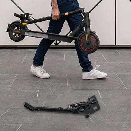 High-Quality Foot Support for 8&quot; &amp; 10&quot; E-Scooters - Black Metal Frame