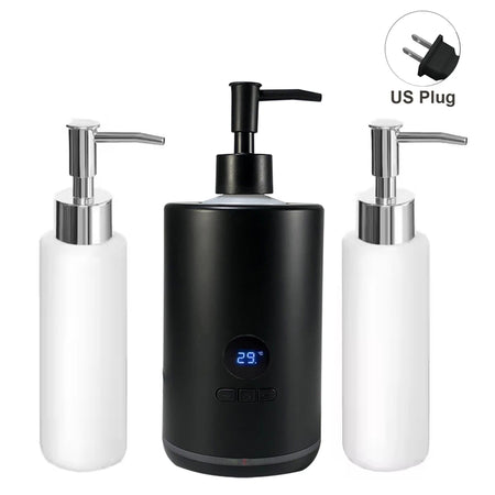 Massage Oil Warmer Lotion Heater &ndash; LED Display Timer Black US Plug