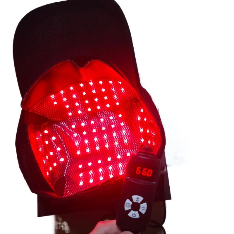 Červená modrá světelná terapie pro růst vlasů a zdraví folikulů