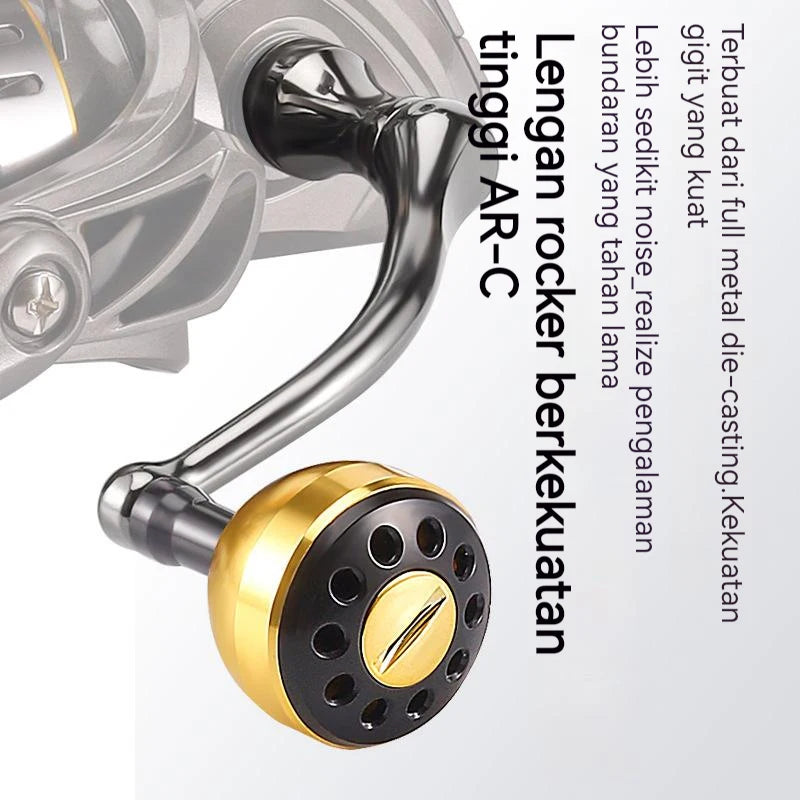 High-Speed Spinning Fishing Reel - 30KG Max Drag, 5.2:1 Gear Ratio