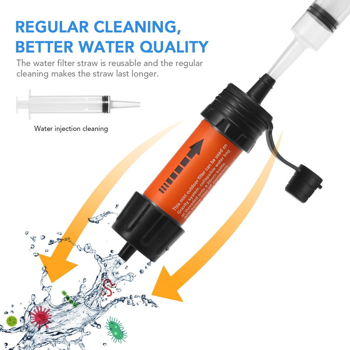 ifundom Filtro Per Portatile Pe Purificatore Per e Sopravvivenza Rimuove Sedimenti e Impurità Per Escursioni e Emergenze ifundom Filtro Per Portatile Pe Purificatore Per e Sopravvivenza Rimuove Sedimenti e Impurità Per Escursioni e Emergenze