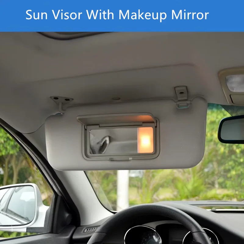Front Sun Visor Vanity Mirror With Light For JAC J4 J5 J6 5702030U2090 by InterCyprus Trading Ltd