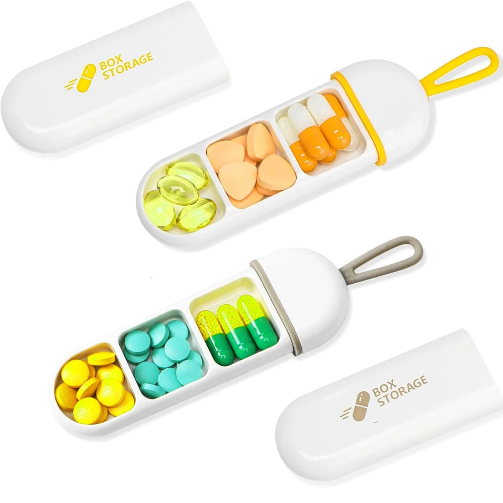 Portable Mini Pill Case &ndash; Waterproof Travel Organizer for Daily Medication