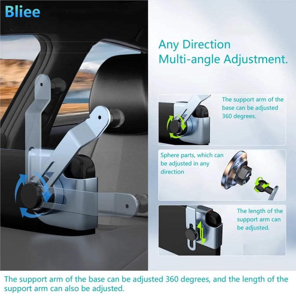 Supporto per telefono auto wireless MagSafe Volkswagen ID6 con base fissa