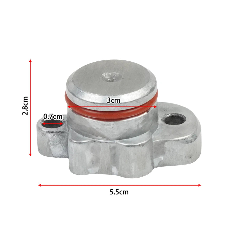 Yamaha PW50 Oil Injection Block Off Plug, Oil Pump Cover