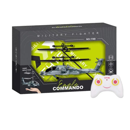 Hobbies Rechargeable Mini Drone &ndash; Easy Remote Control Flying Fun camouflage blue