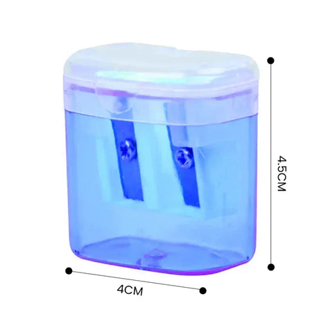 Moonbiffy 4Pcs Pencil Sharpeners Double Hole &ndash; Kid Safe