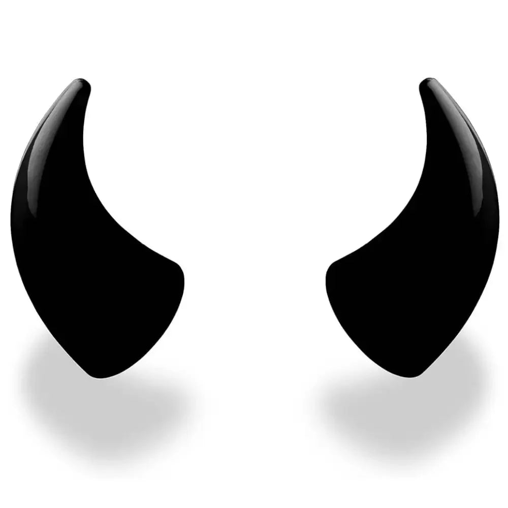 Large Devil Horns for Helmet &ndash; Magnetic and Interchangeable Flair for Motorcycle and Bike Helmets