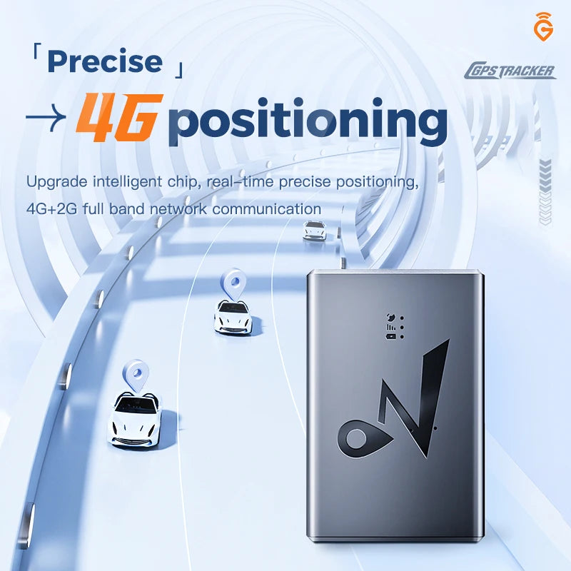 4G GPS Tracker pro auta a motocykly s reálným sledováním polohy, 20000mAh baterie