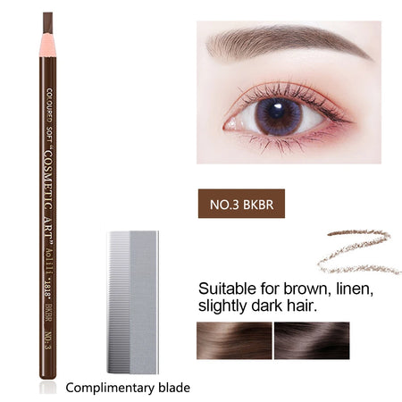 Eyebrow Pencil Waterproof &ndash; Long Lasting Natural Finish NO.3 BKBR / CHINA