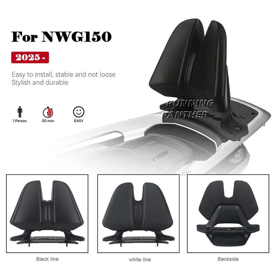 Rear Backrest Cushion Foam and Aluminum for Honda NWG150
