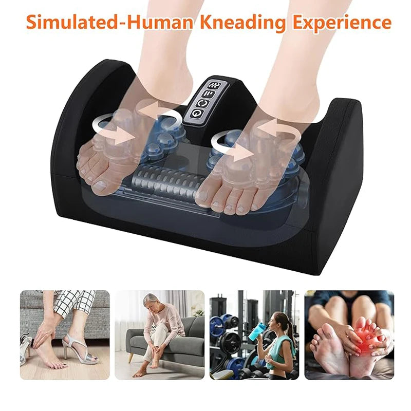 Fod Akupressur EMS Massager Med Varme Æltning Fodpleje