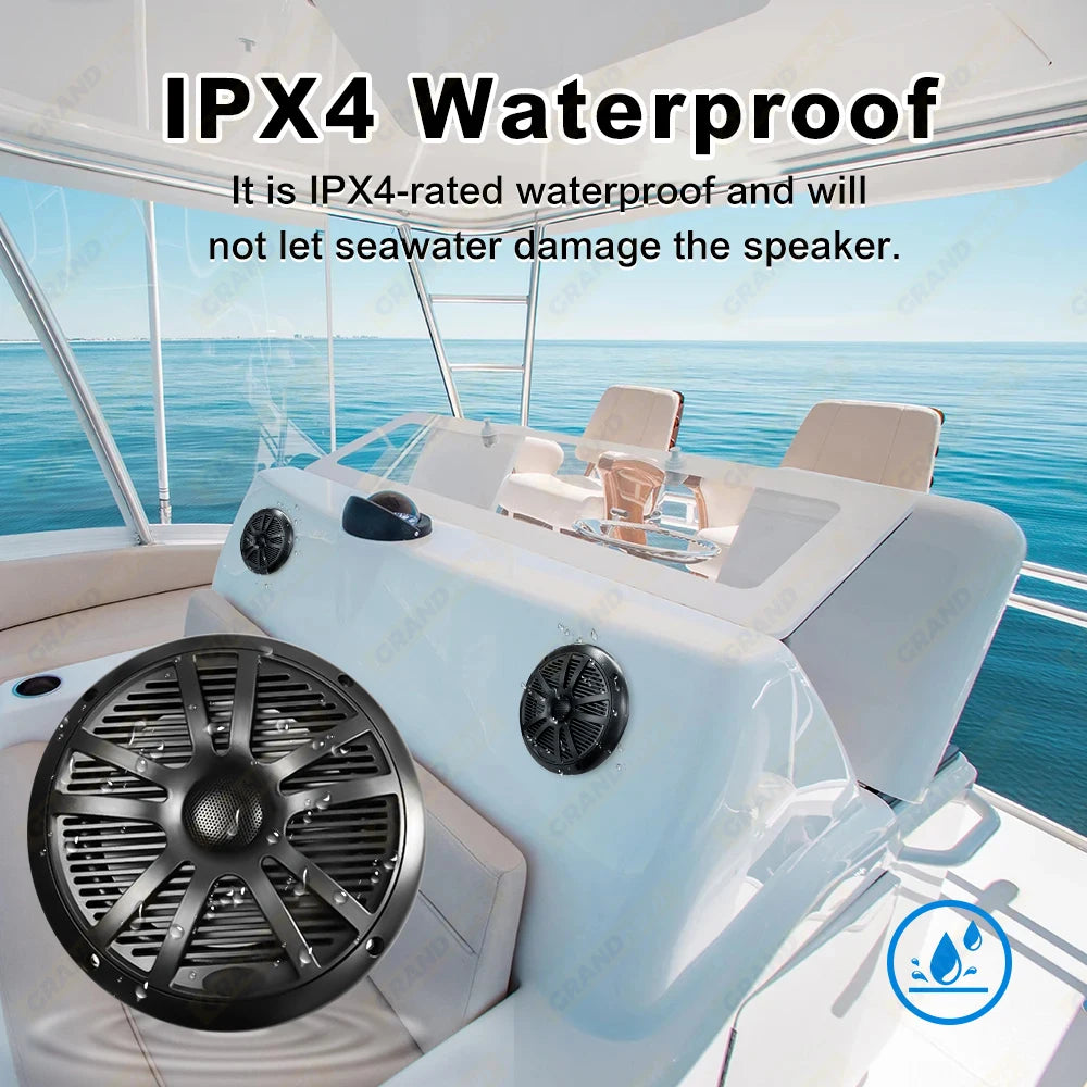 6.5 Inch 120W Marine Speaker - Waterproof Weatherproof