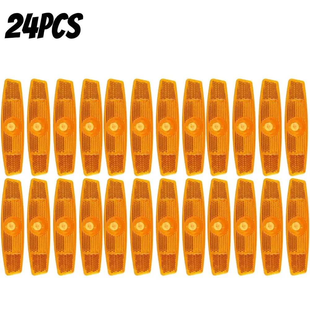 Fish Shaped Safety Spoke Reflectors For Bicycle Rim Light 24PCS 1