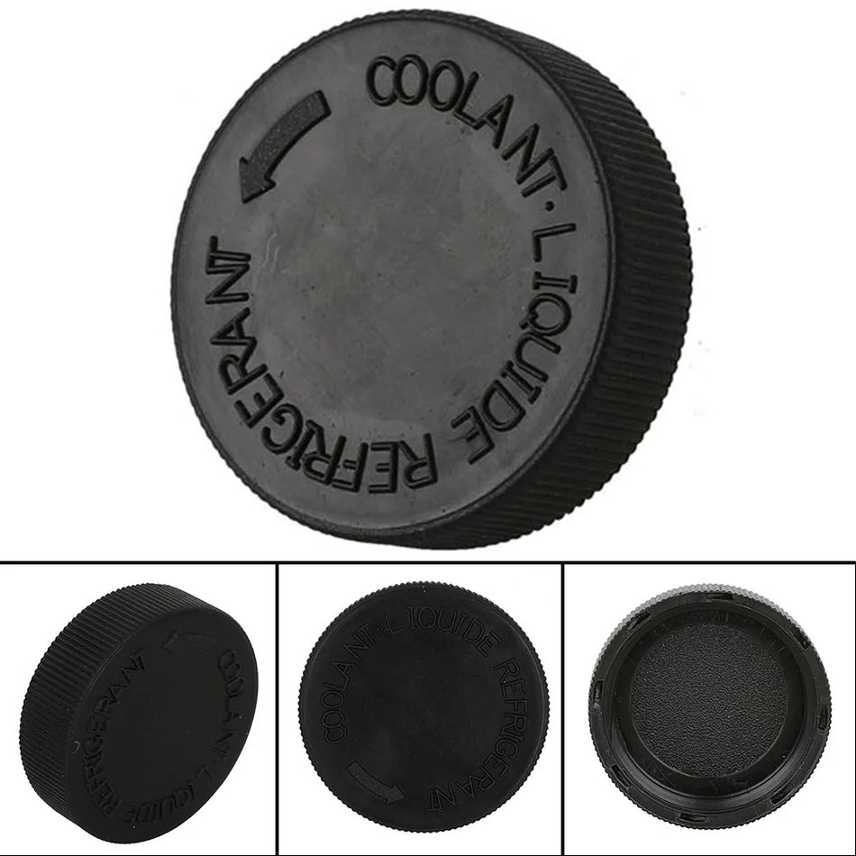 Nissan Infiniti Coolant Overflow Reservoir Cap Tank, Black Plastic