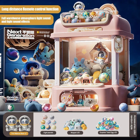 Claw Machine For Kids Doll Toy Mini Crane &ndash; Light Music red upgrade