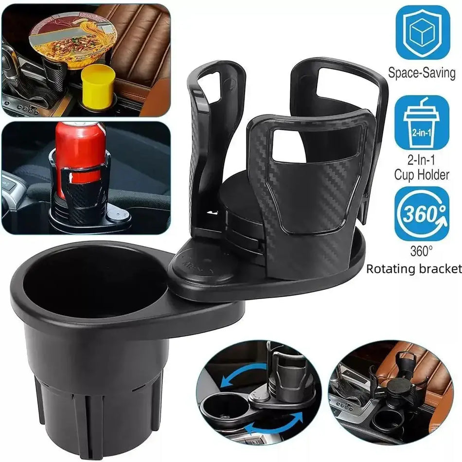 Adjustable Car Cup Holder With Phone Mount And Expander Adapter by InterCyprus Trading Ltd